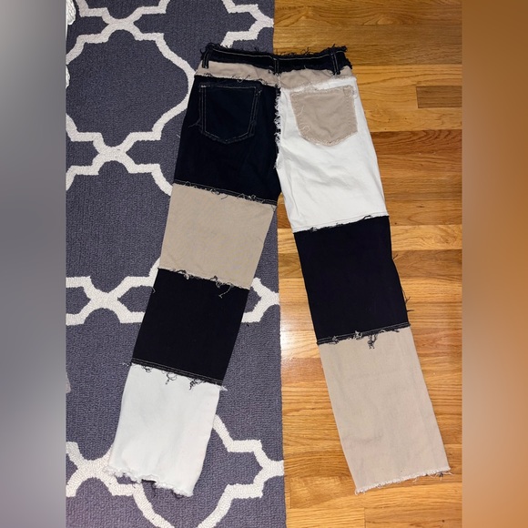 Amazon patchwork jeans - Picture 2 of 2
